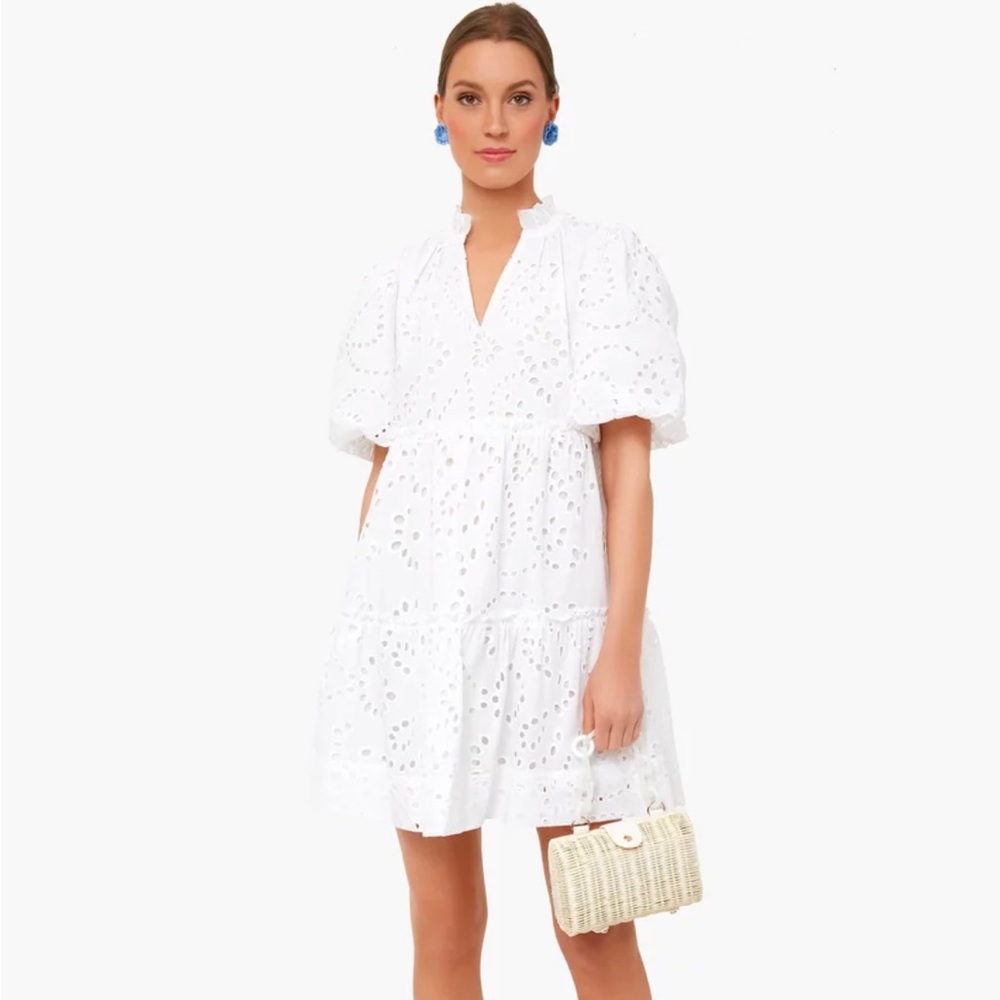 NWT TUCKERNUCK X CAMERAN EUBANKS EYELET PALMER DRESS